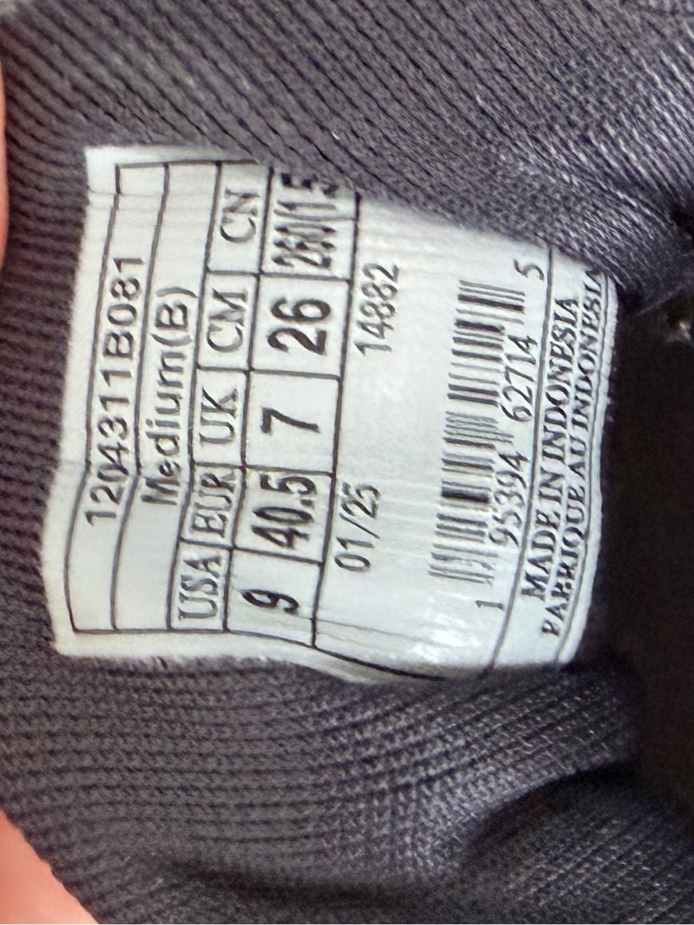 BROOKS GHOST 16 Black Lavender Mesh Cushion Running Shoes Women's 9 Regular - Picture 3 of 4
